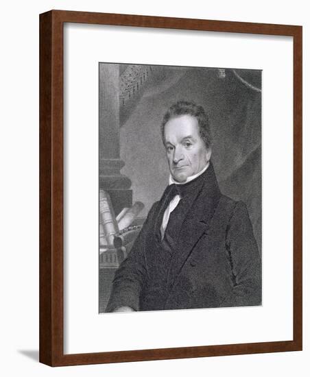 Edward Livingston, Engraved by Edward Wellmore-James Barton Longacre-Framed Giclee Print