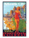 Atlantic City, America's All Year Resort-Edward M^ Eggleston-Framed Art Print
