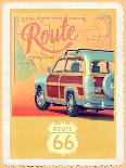 Route 66 Vintage Travel-Edward M. Fielding-Art Print