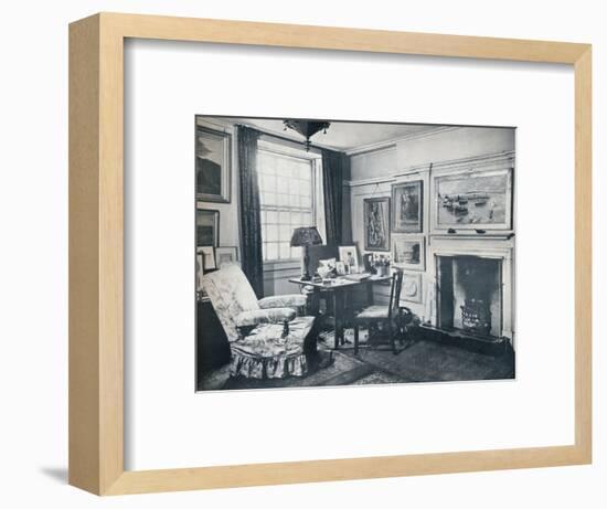'Edward Marsh's living-room', c1934-Unknown-Framed Photographic Print