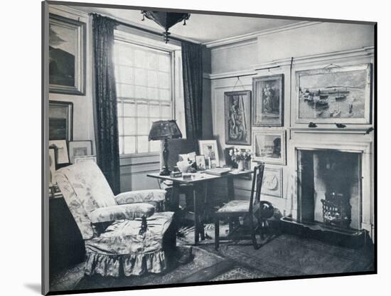 'Edward Marsh's living-room', c1934-Unknown-Mounted Photographic Print