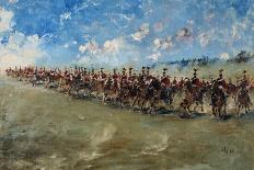 16th Lancers Advancing at Gallop, 1898-Edward Matthew Hale-Giclee Print