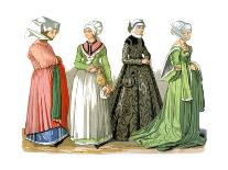 Women of Nuremberg, Germany, 16th Century-Edward May-Giclee Print