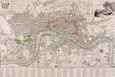 Map of London, 1797-Edward Mogg-Mounted Giclee Print