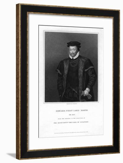 Edward North, 1st Lord North, 1825-J Thomson-Framed Giclee Print