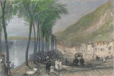 View on the Seine, between Mantes and Vernon, 1837-Edward Paxman Brandard-Framed Premier Image Canvas