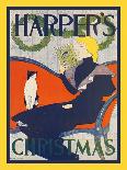 Harper's Weekly Christmas 1894-Edward Penfield-Framed Art Print