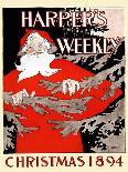 Harper's Weekly Christmas 1894-Edward Penfield-Art Print
