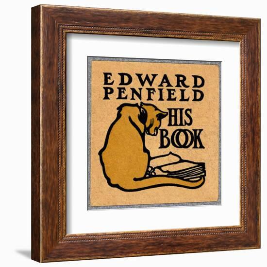 Edward Penfield, His Book-Edward Penfield-Framed Art Print