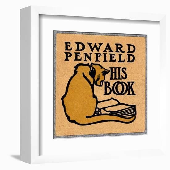 Edward Penfield, His Book-Edward Penfield-Framed Art Print