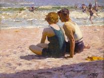 Beach on Long Island-Edward Potthast-Mounted Art Print