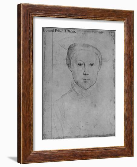 'Edward, Prince of Wales', c1540-1543 (1945)-Hans Holbein the Younger-Framed Giclee Print