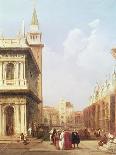 Venice from the Piazzetta Looking Towards Codussi's Clock Tower-Edward Pritchett-Giclee Print