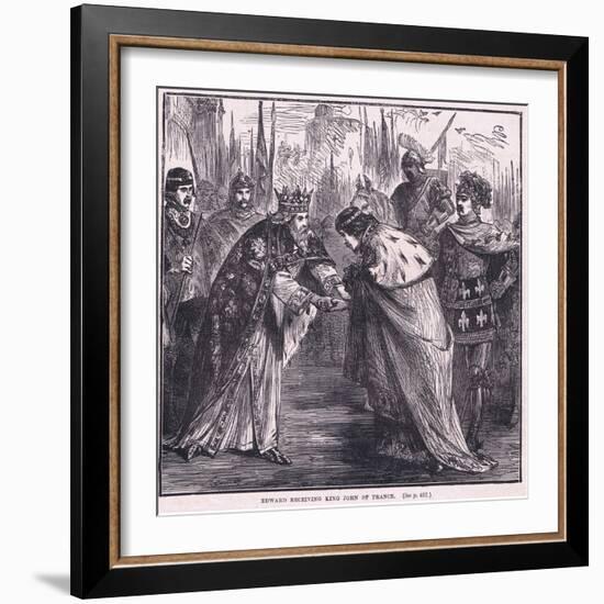 Edward Receiving King John of France Ad 1357-Charles Ricketts-Framed Giclee Print