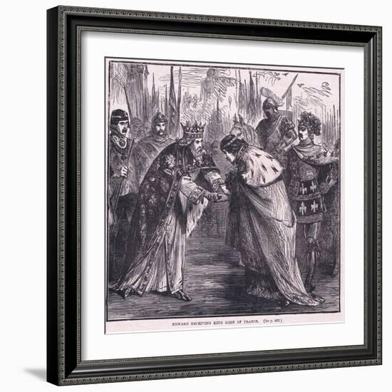 Edward Receiving King John of France Ad 1357-Charles Ricketts-Framed Giclee Print