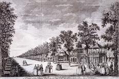 'View of the Grand Walk etc in Vauxhall Gardens taken from the Entrance', London, c1760-Edward Rooker-Giclee Print