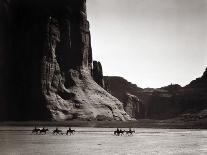 Canyon de Chelly, Navajo-Edward S^ Curtis-Framed Photo