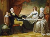The Washington Family, 1789-1796-Edward Savage-Framed Premier Image Canvas