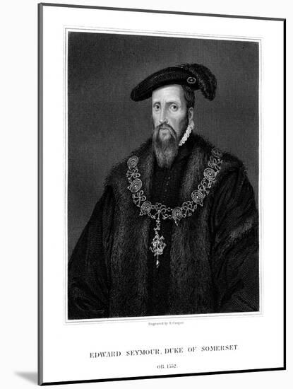 Edward Seymour, 1st Duke of Somerset, Lord Protector of England-R Cooper-Mounted Giclee Print