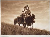 Brate War Party. A Band of Sioux Brules Replays a Raid against the Enemy. Photo Taken from Volume 3-Edward Sheriff Curtis-Giclee Print