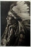 Indians of America: Portrait of Indian Chief (Photo)-Edward Sheriff Curtis-Framed Giclee Print