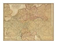 Map Of London-Edward Stanford-Framed Premier Image Canvas