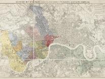 Map Of London-Edward Stanford-Framed Premier Image Canvas