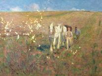 Ploughing, Early Spring-Edward Stott-Framed Giclee Print
