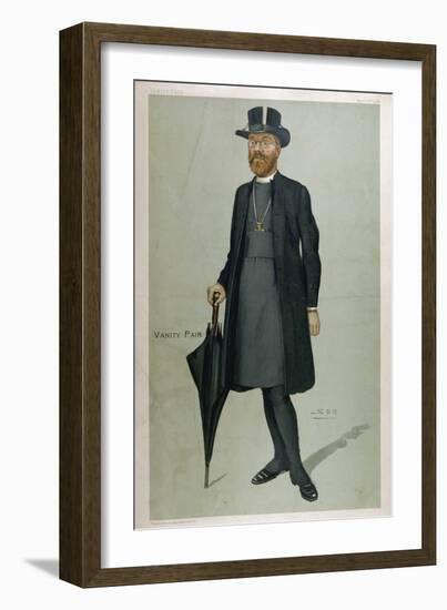 Edward Stuart Talbot Bishop of (In Turn) Rochester Southwark and Winchester-Spy (Leslie M. Ward)-Framed Art Print