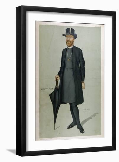 Edward Stuart Talbot Bishop of (In Turn) Rochester Southwark and Winchester-Spy (Leslie M. Ward)-Framed Art Print