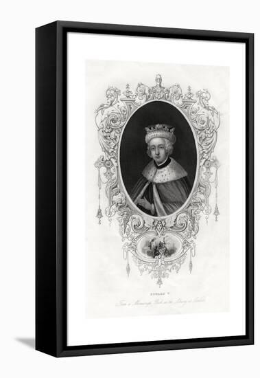 Edward V, King of England, 1860-null-Framed Premier Image Canvas