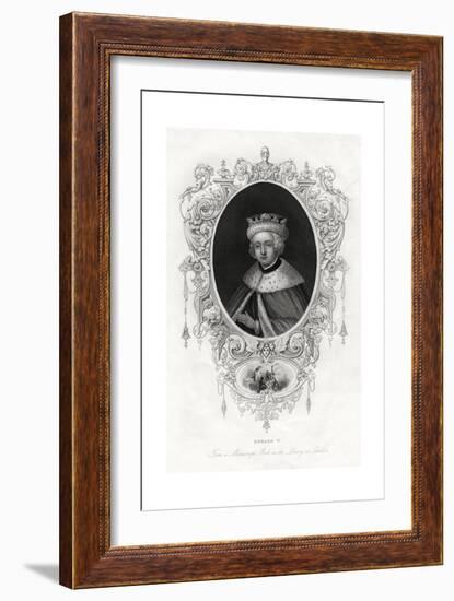 Edward V, King of England, 1860-null-Framed Giclee Print