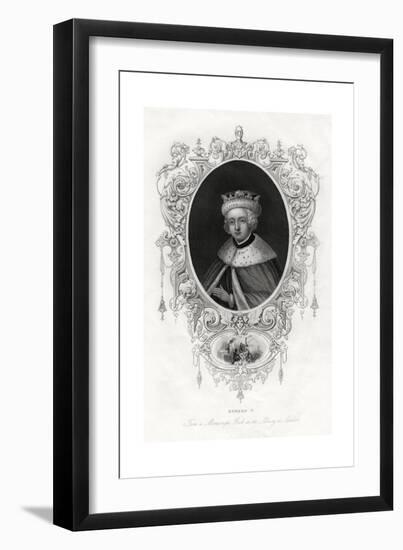 Edward V, King of England, 1860-null-Framed Giclee Print