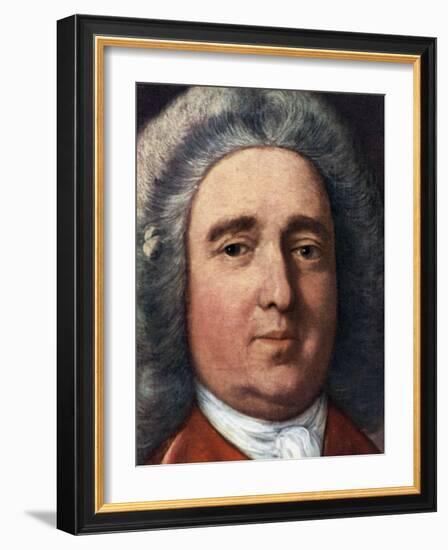 Edward Vernon, English Naval Officer-Thomas Gainsborough-Framed Giclee Print