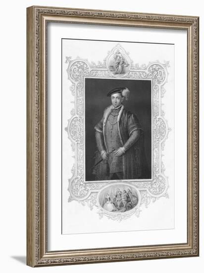 'Edward VI', 1859-Unknown-Framed Giclee Print