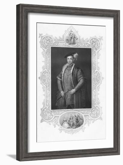 'Edward VI', 1859-Unknown-Framed Giclee Print