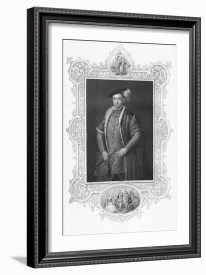 'Edward VI', 1859-Unknown-Framed Giclee Print