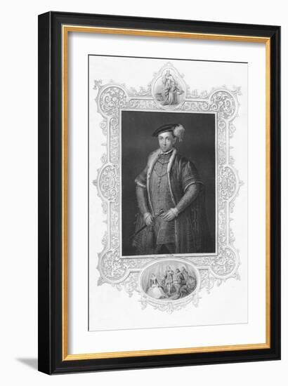 'Edward VI', 1859-Unknown-Framed Giclee Print