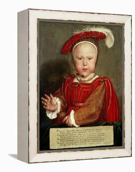 Edward Vi as a Child, C. 1538-Hans Holbein the Elder-Framed Premier Image Canvas