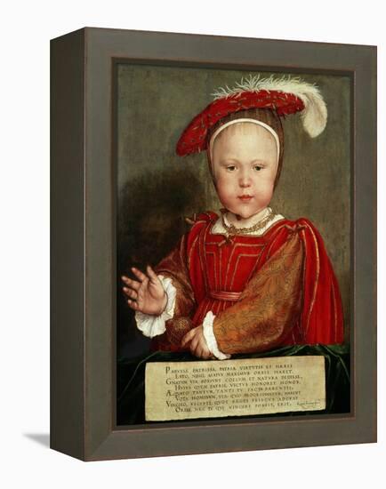 Edward Vi as a Child, C. 1538-Hans Holbein the Elder-Framed Premier Image Canvas