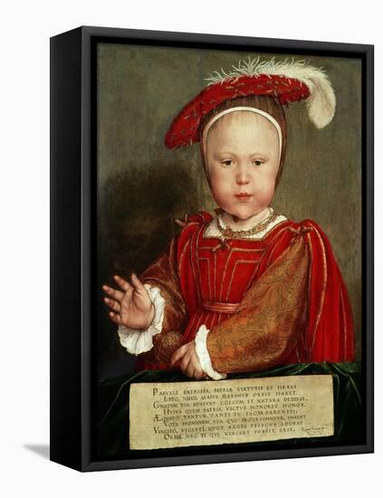 Edward Vi as a Child, C. 1538-Hans Holbein the Elder-Framed Premier Image Canvas