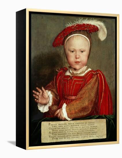 Edward Vi as a Child, C. 1538-Hans Holbein the Elder-Framed Premier Image Canvas