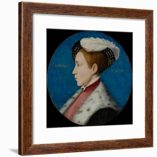 Edward VI, c.1545-Hans Holbein the Younger-Framed Giclee Print