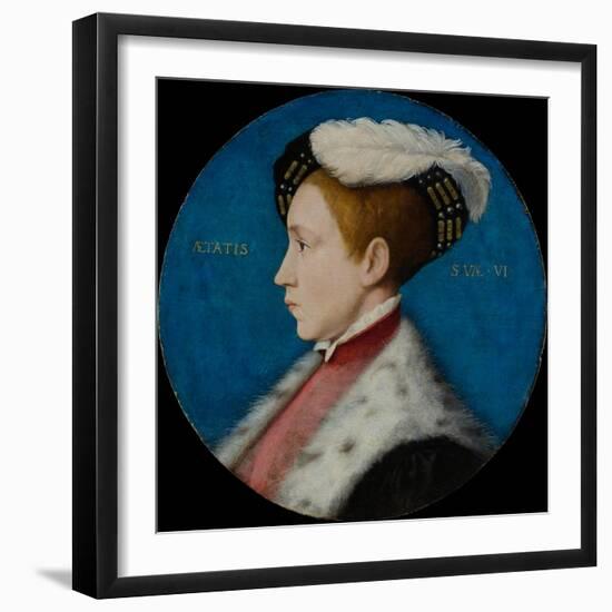 Edward VI, c.1545-Hans Holbein the Younger-Framed Giclee Print