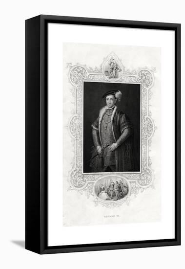 Edward VI, King of England and Ireland, 1860-null-Framed Premier Image Canvas