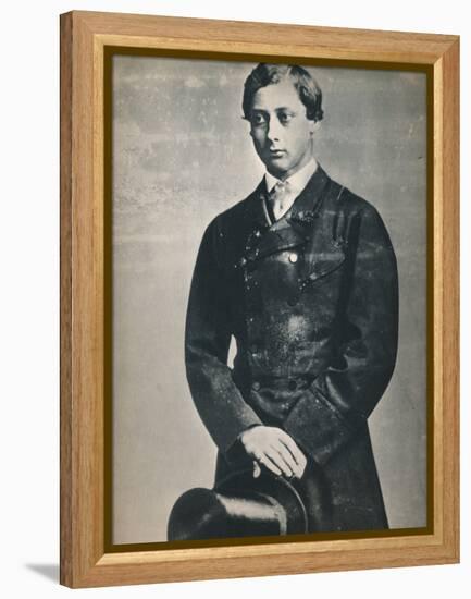 'Edward VII as Prince of Wales, New York,1860', 1860, (1939)-Mathew Brady-Framed Premier Image Canvas