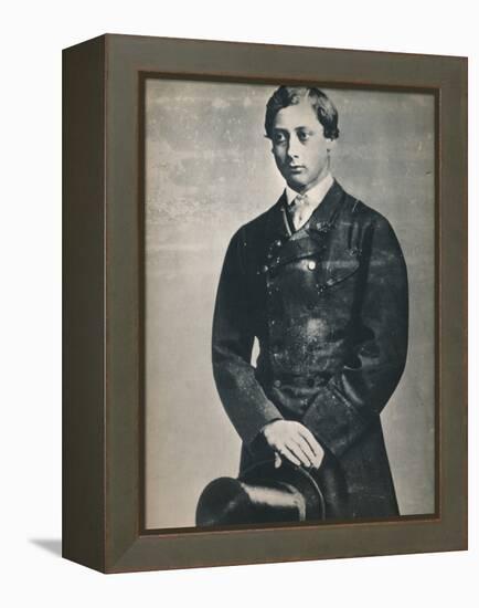 'Edward VII as Prince of Wales, New York,1860', 1860, (1939)-Mathew Brady-Framed Premier Image Canvas