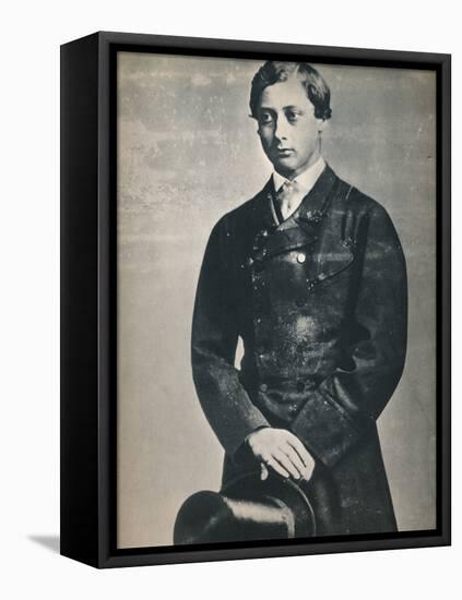 'Edward VII as Prince of Wales, New York,1860', 1860, (1939)-Mathew Brady-Framed Premier Image Canvas