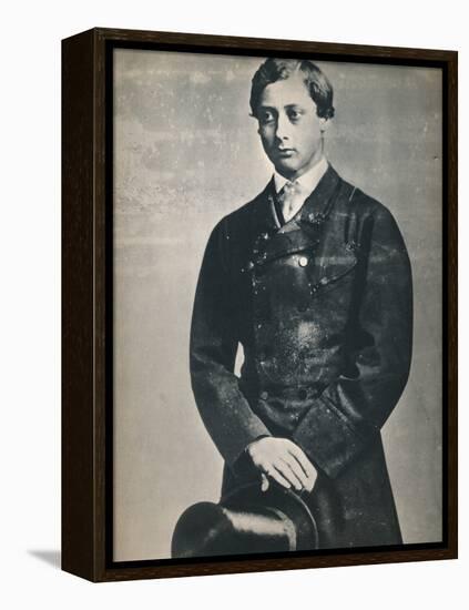 'Edward VII as Prince of Wales, New York,1860', 1860, (1939)-Mathew Brady-Framed Premier Image Canvas