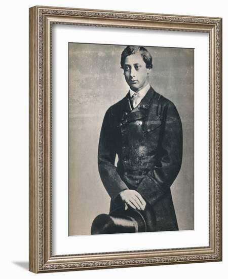 'Edward VII as Prince of Wales, New York,1860', 1860, (1939)-Mathew Brady-Framed Photographic Print